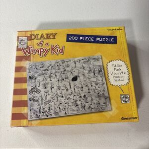 Brand New Diary of a Wimpy Kid Puzzle - 200 Piece - 2010 Pressman - 19in x 14in